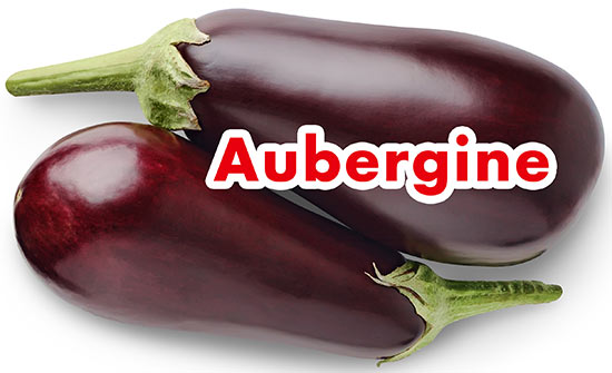 Zwei Auberginen