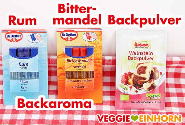 Backaroma Rum Bittermandel Weinstein-Backpulver