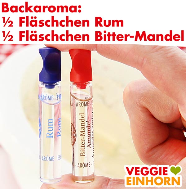 Rum und Bittermandel Aroma Backaroma Rum und Bittermandel