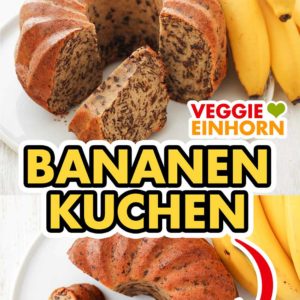 Veganer Bananenkuchen ohne Ei