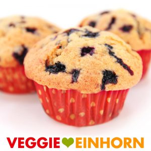 Blaubeermuffins vegan
