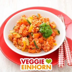 Buchweizen Pfanne mit Gemüse