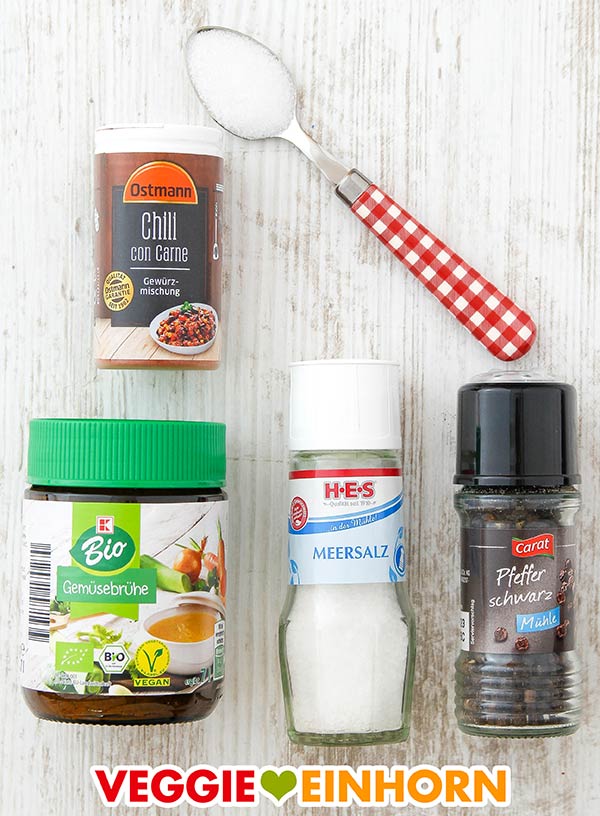 Gewürze für Chili sin Carne