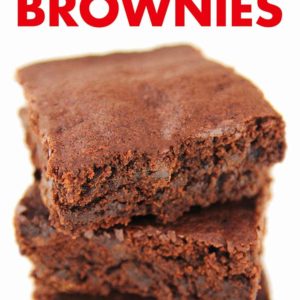 Einfache vegane Brownies Pinterest