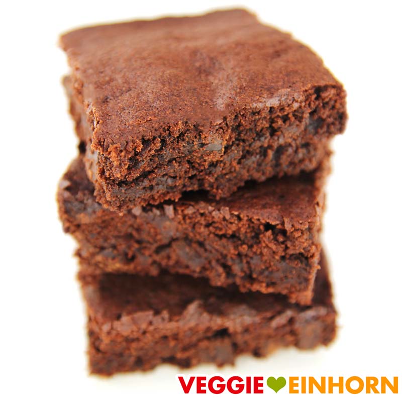 Einfache vegane Brownies Einfache vegane Brownies