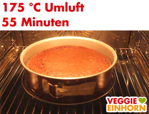 Einfache vegane Schokotorte im Backofen Einfache vegane Schokotorte im Backofen