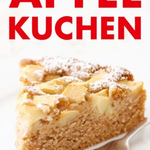 Einfacher veganer Apfelkuchen