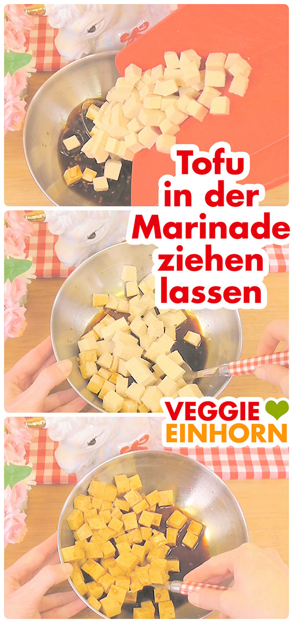 Tofu marinieren