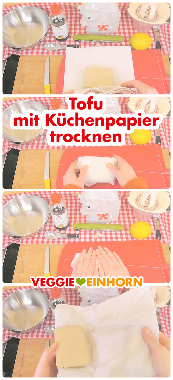 Tofu trocknen