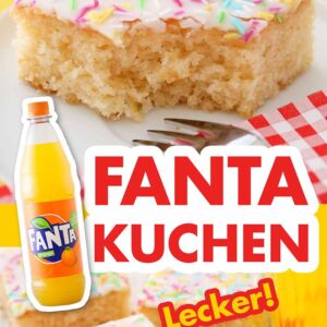 Fantakuchen vom Blech für einen Kindergeburtstag