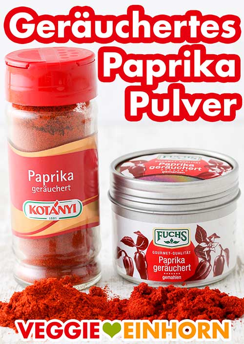 Zwei Packungen geräuchertes Paprika Gewürz