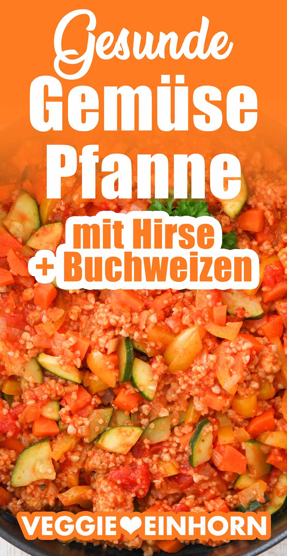 Gesunde Gemüsepfanne mit Hirse und Buchweizen Gesunde Gemüsepfanne mit Hirse und Buchweizen
