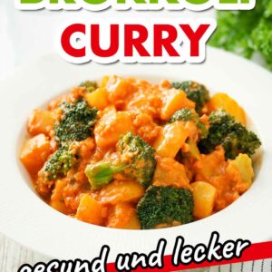 Gesundes Brokkoli Curry mit Kokosmilch
