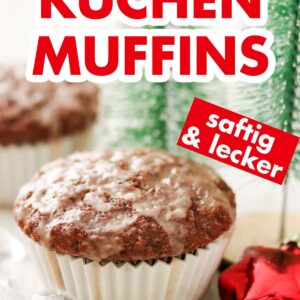Gewürz Muffins mit Weihnachtsdeko