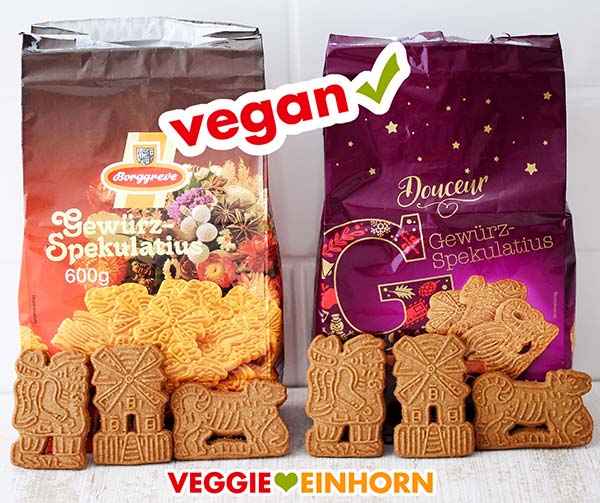 Zwei Packungen mit Gewürzspekulatius