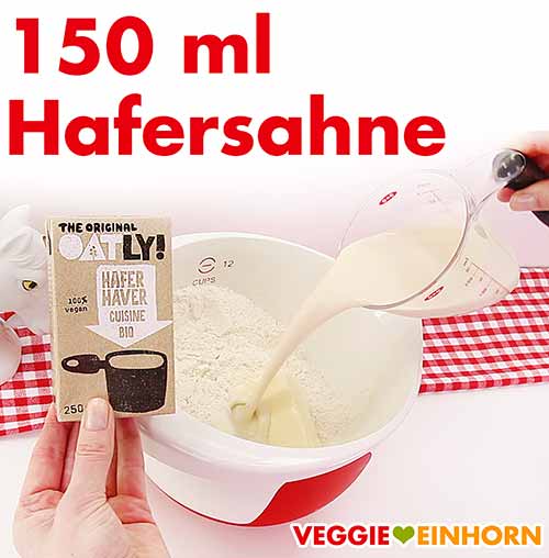 Hafer Cuisine Hafersahne zufügen