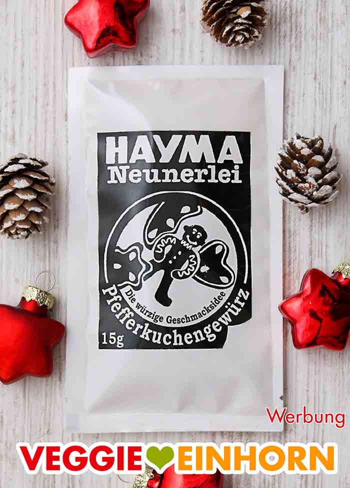 Eine Tüte Hayma Neunerlei Pfefferkuchengewürz Eine Packung Hayma Neunerlei Pfefferkuchengewürz