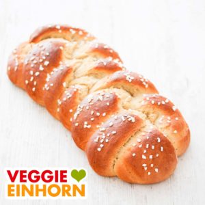Veganer Hefezopf ohne Ei