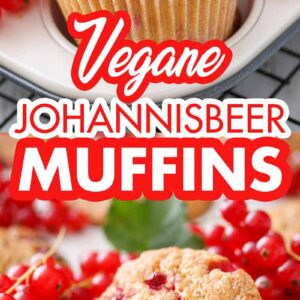 Vegane Muffins mit Johannisbeeren