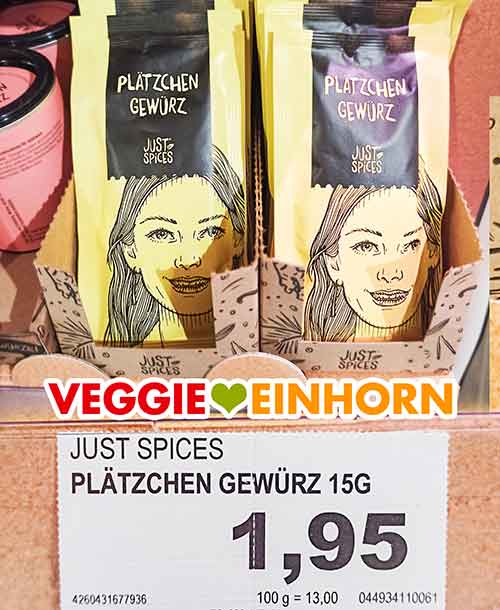 Just Spices Plätzchen Gewürz im Edeka Just Spices Plätzchen Gewürz im Supermarkt Regal
