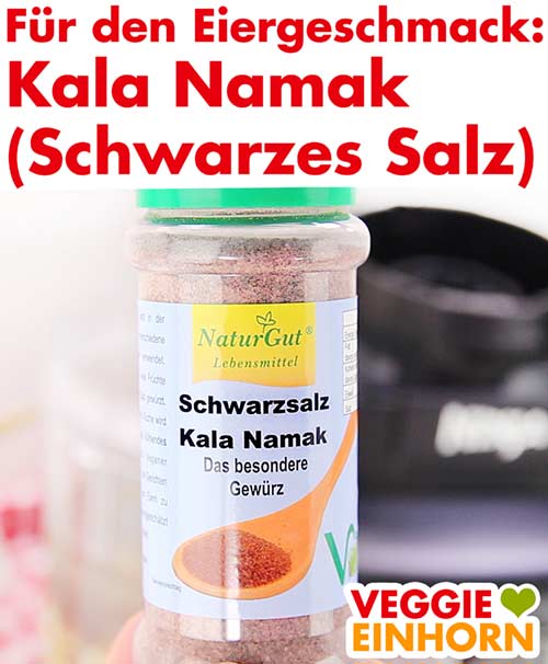 Eine Packung Kala Namak Salz.