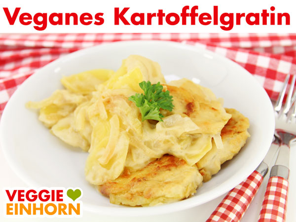 Kartoffelgratin vegan Veganes Kartoffelgratin