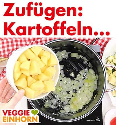 Kartoffeln zufügen Kartoffeln zufügen