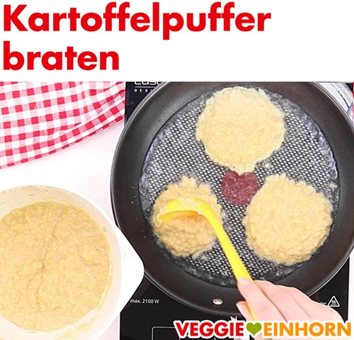 Kartoffelpuffer braten