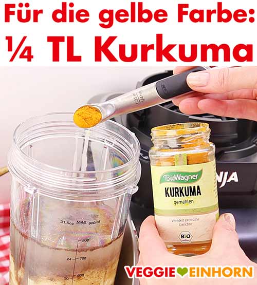 Kurkuma wird zugefügt