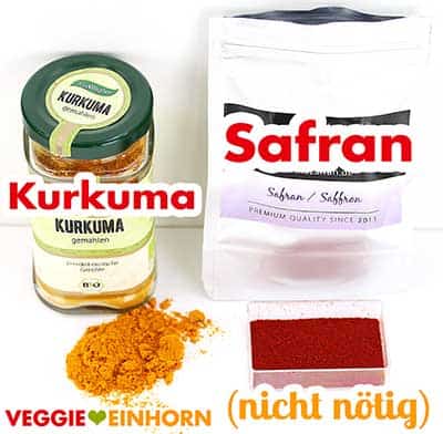 Kurkuma und Safran