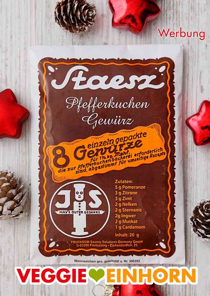 Staesz Pfefferkuchengewürz (20 g) Eine Packung Pfefferkuchengewürz von Staesz
