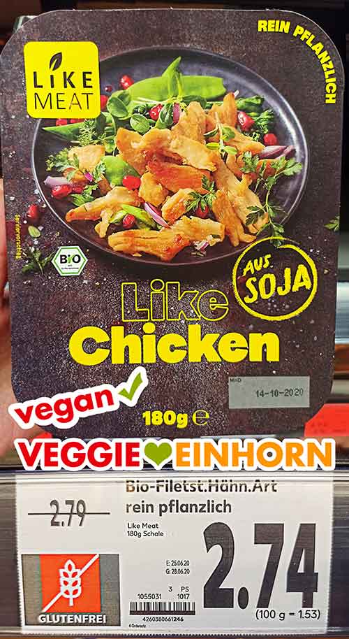 Like Meat Hähnchen (Like Chicken) Eine Packung Like Chicken von Like Meat bei Kaufland