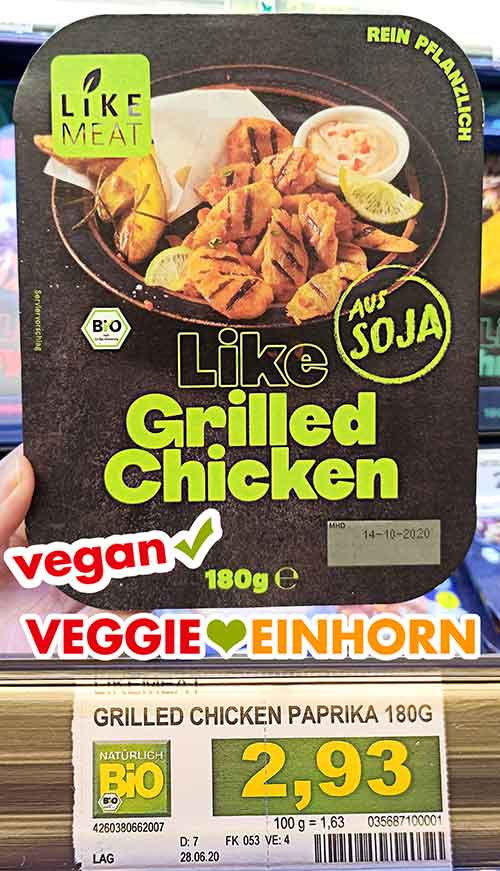 Like Meat Grilled Chicken Eine Packung Like Meat Grilled Chicken bei Edeka