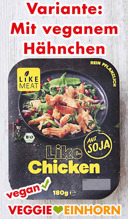 Like Meat veganes Hähnchenfleisch Eine Packung Like Meat Hähnchen