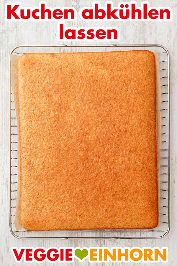 Blechkuchen für Kinder Fantakuchen auf Kuchengitter