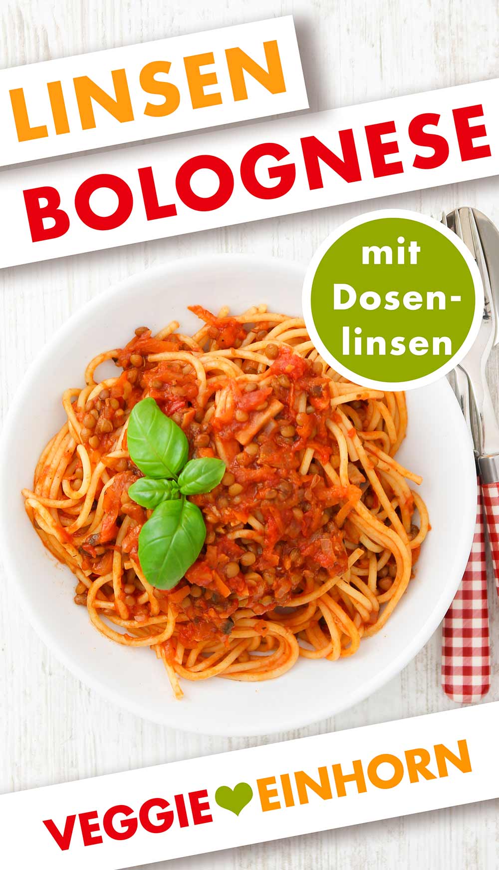 Linsen Bolognese mit Dosenlinsen Pinterest