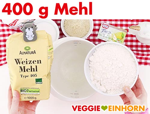 Mehl für veganen Plätzchenteig Mehl für veganen Plätzchenteig