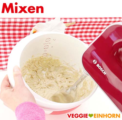 Vegane Plätzchen Zutaten mixen