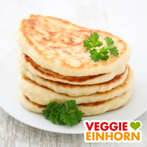 Leckeres indisches Naan Brot