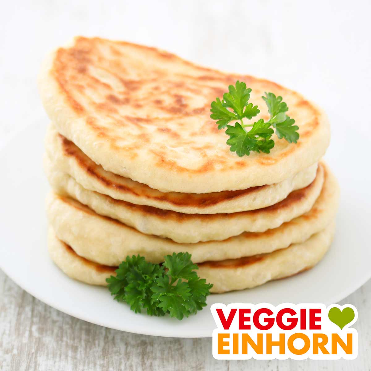 Leckeres indisches Naan Brot