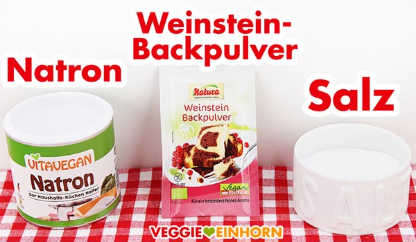 Natron Weinsteinbackpulver Salz