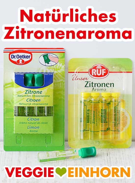 Zitronenaroma von Dr. Oetker und RUF Zwei Packungen Zitronenaroma von Dr. Oetker und RUF