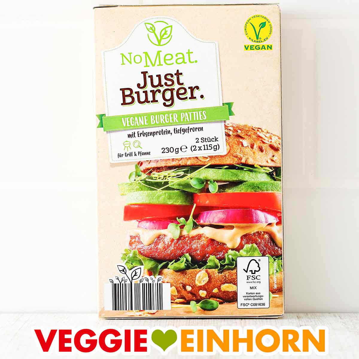 Vegane Patties von No Meat Just Burger