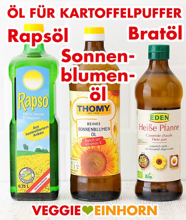 Öl für Kartoffelpuffer