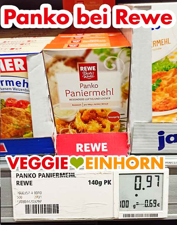 Pankomehl bei Rewe Pankomehl im Regal bei Rewe