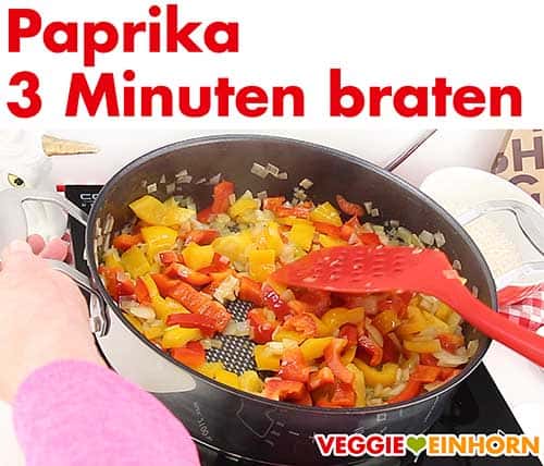 Paprika mit anbraten