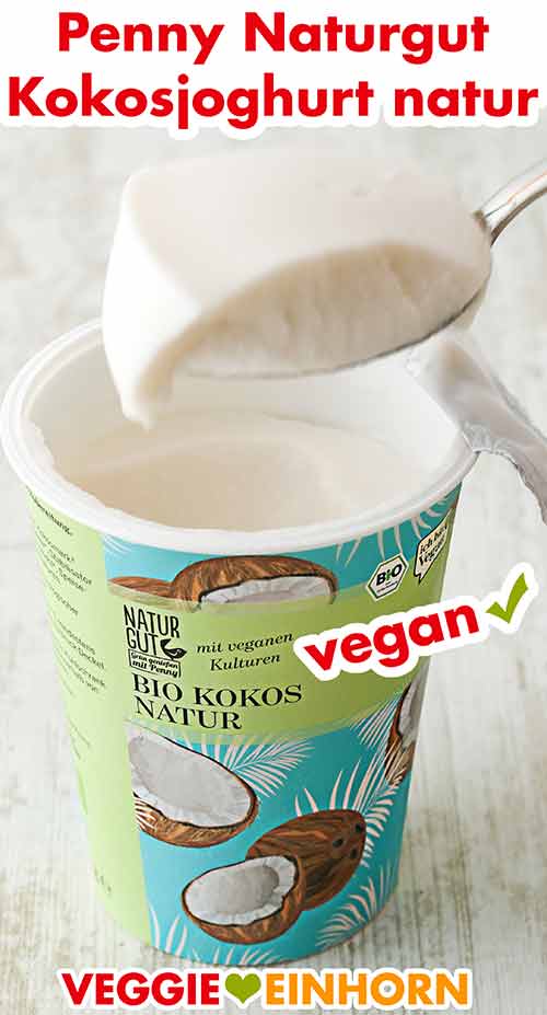 Veganer Kokosjoghurt von Penny Ein Becher Bio Kokos Joghurt von Penny Naturgut
