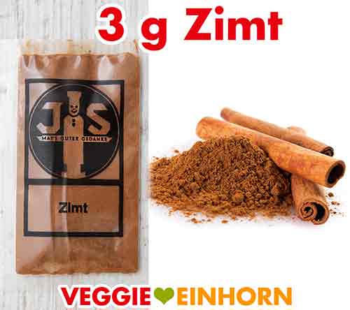 Gemahlener Zimt Ein Tütchen einzeln verpackter gemahlener Zimt von Staesz Pfefferkuchengewürz
