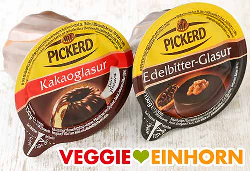 Pickerd Kakaoglasur und Edelbitter Glasur Eine Packung Kakaoglasur und eine Packung Edelbitter Glasur von Pickerd