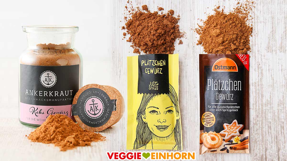 Plätzchengewürz von Ankerkraut, Just Spices und Ostmann Plätzchen Gewürz von Ankerkraut, Just Spices und Ostmann